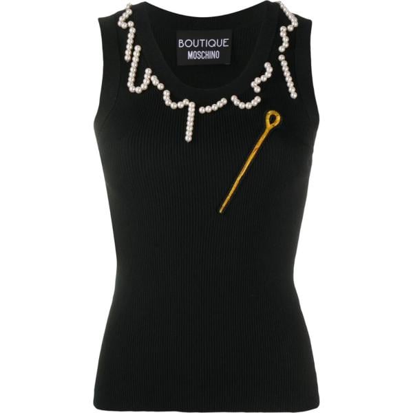 canottiere Boutique Moschino nero