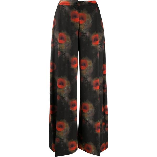 pantaloni Henrik Vibskov nero con stampe