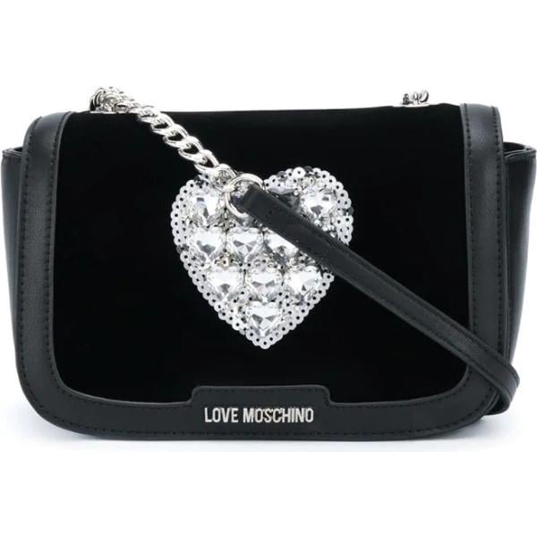 borse a tracolla Love Moschino nero