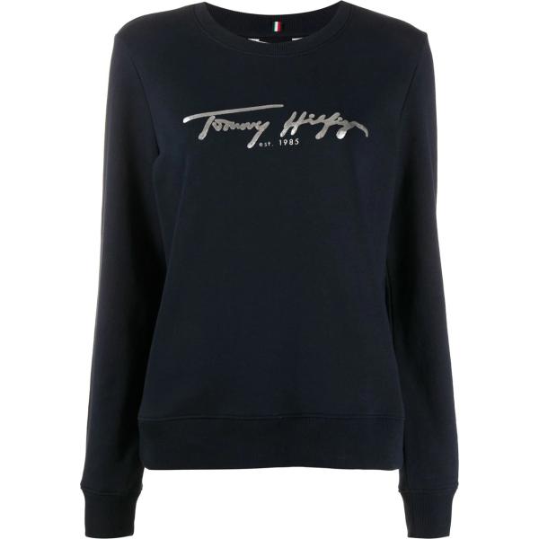 maglioni Tommy Hilfiger blu con stampe