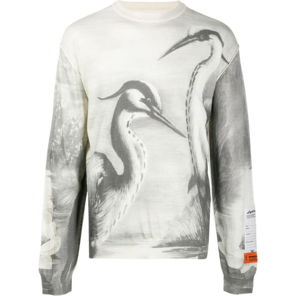 maglioni Heron Preston bianco con stampe