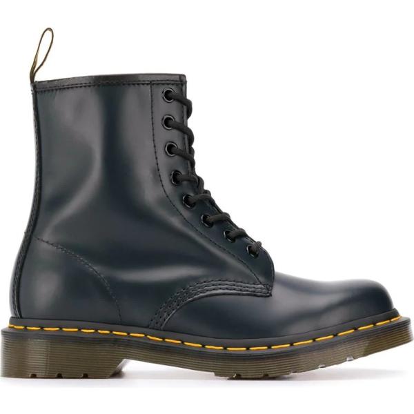 stivaletti Dr. Martens grigio a fiori