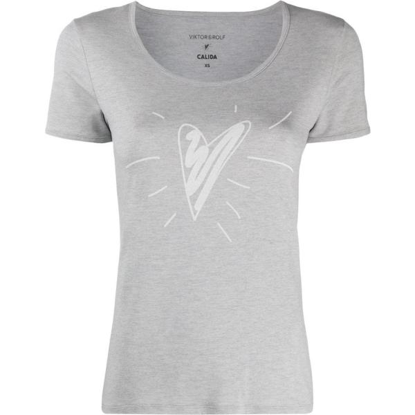 t-shirt Viktor & Rolf grigio con stampe