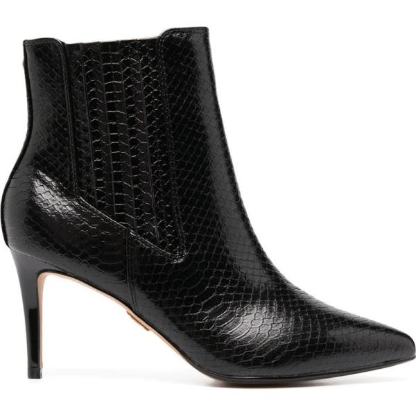 stivaletti Buffalo nero serpente