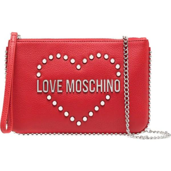 clutch Love Moschino rosso