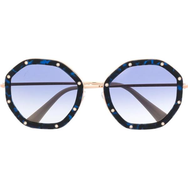 occhiali da sole Valentino Eyewear viola geometrica