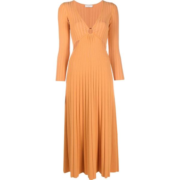 vestiti midi/longuette Sandro arancione