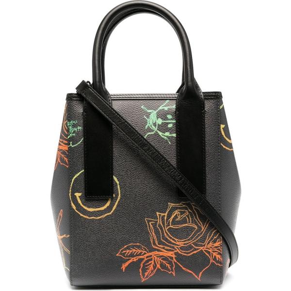 borse tote Ganni grigio con stampe