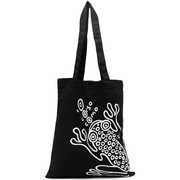 borse tote 10 Corso Como nero con stampe