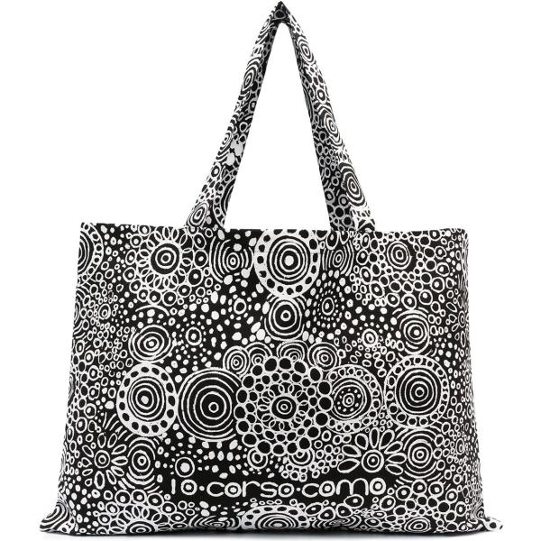 borse tote 10 Corso Como grigio a fiori