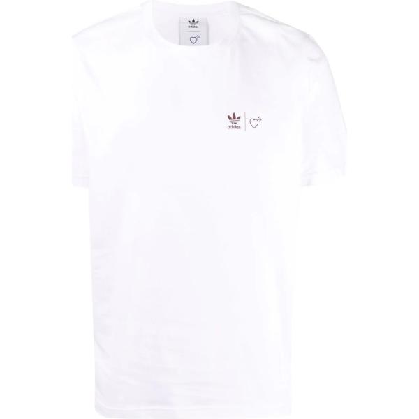 t-shirt Adidas bianco con stampe