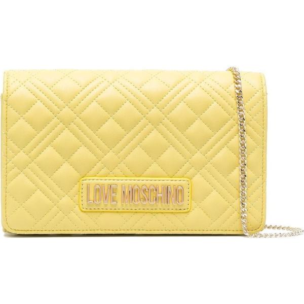 borse a tracolla Love Moschino giallo