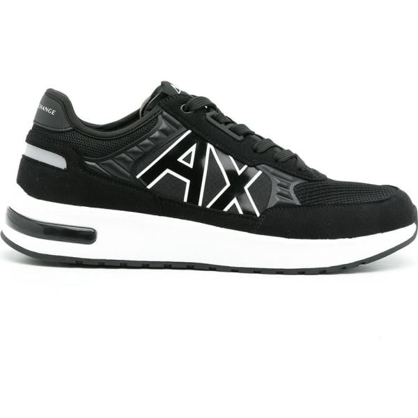 sneakers Armani Exchange nero con stampe