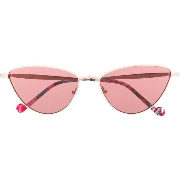 occhiali da sole Liu Jo rosa con stampe
