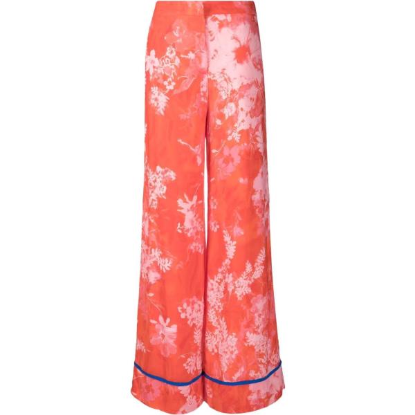 pantaloni Pinko arancione a fiori