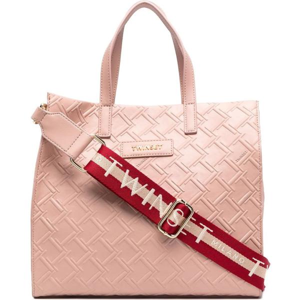 borse tote Twinset marrone