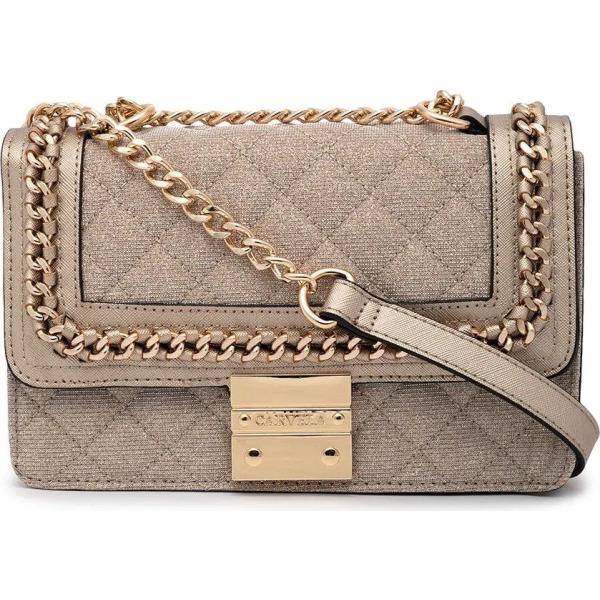 borse a spalla Carvela marrone con stampe