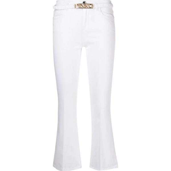 pantaloni a palazzo Pinko bianco