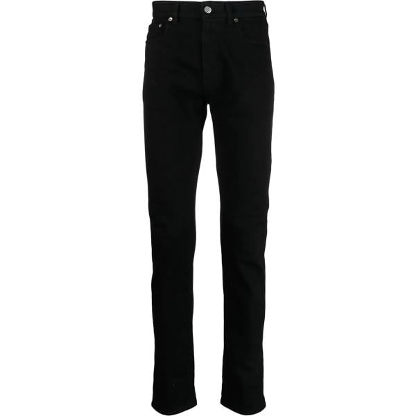jeans Golden Goose nero con stampe