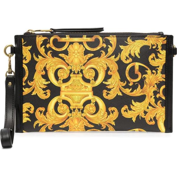 clutch Versace Jeans Couture multicolore con stampe