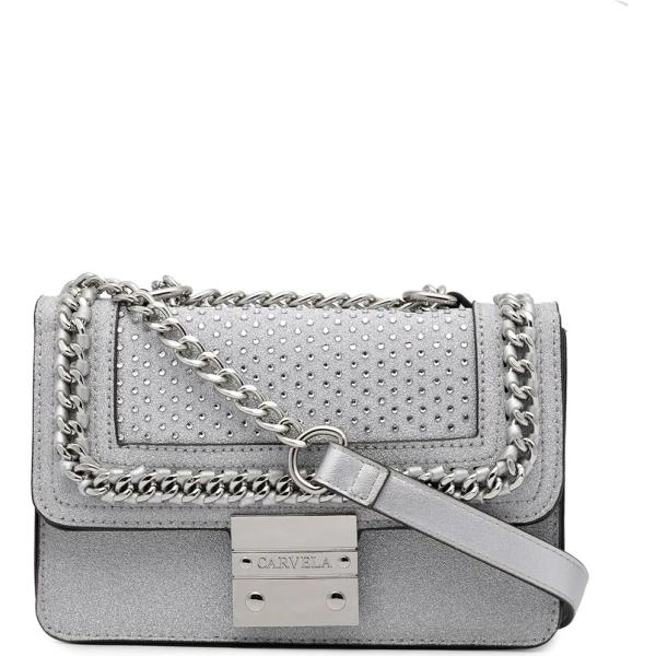 borse a spalla Carvela grigio