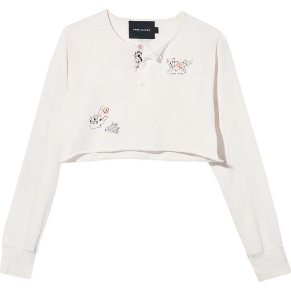 cardigans Marc Jacobs bianco con stampe