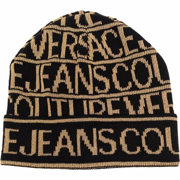 berretti Versace Jeans Couture nero con stampe