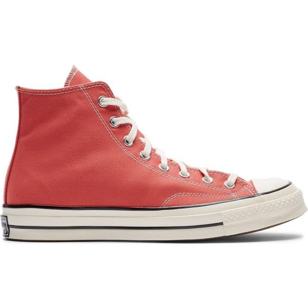 sneakers alte Converse rosso con stampe