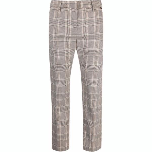 pantaloni Liu Jo viola a quadri