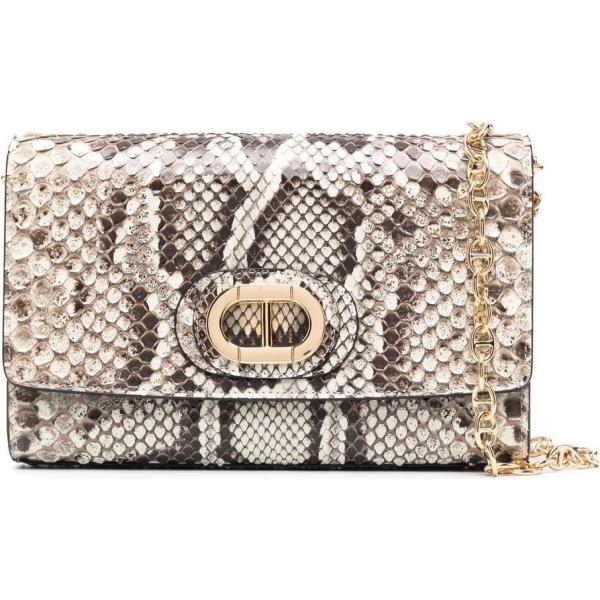 borse a spalla Dee Ocleppo bianco serpente