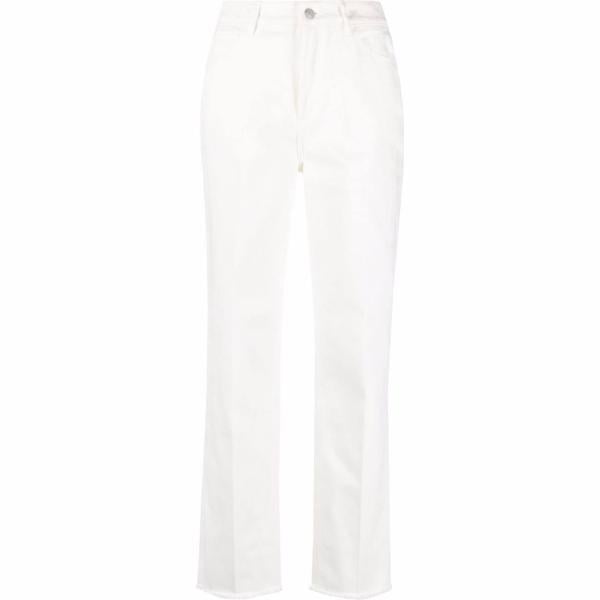 jeans dritti 12 Storeez bianco tinta unita
