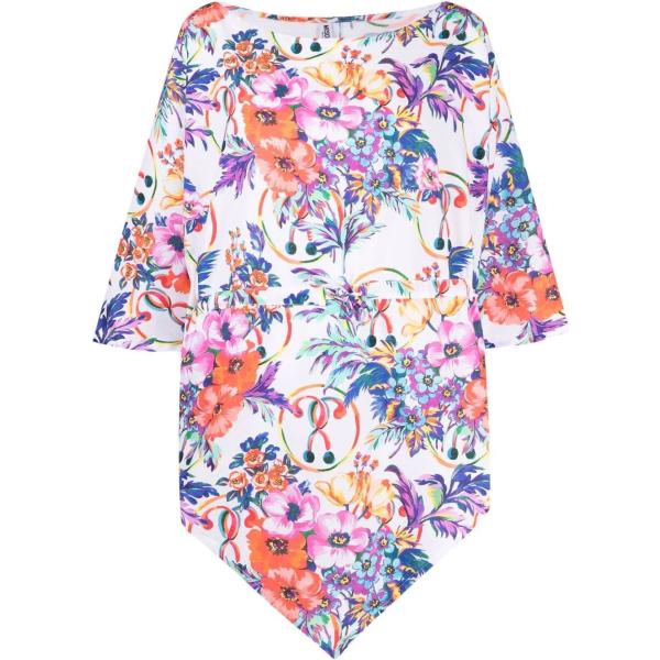 t-shirt Moschino bianco a fiori