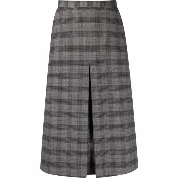 gonne longuette 12 Storeez grigio a quadri