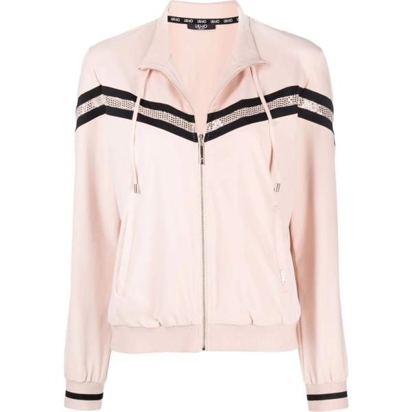 felpe con cappuccio Liu Jo rosa a righe