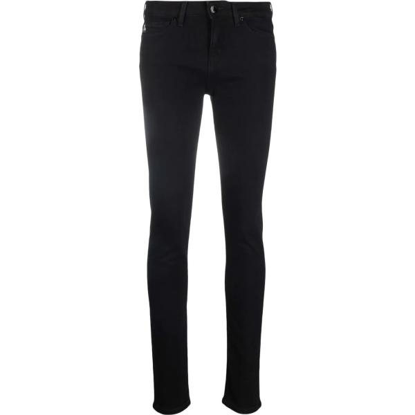 jeans skinny Love Moschino nero con stampe