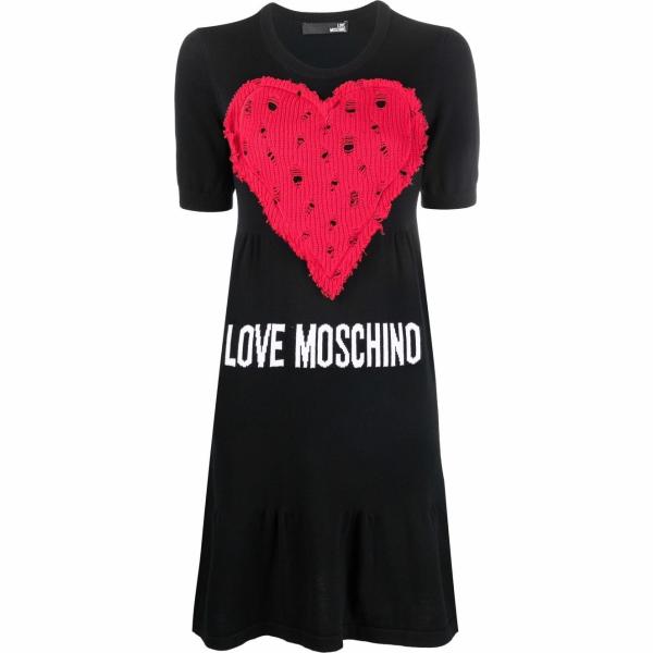 vestiti Love Moschino nero con stampe