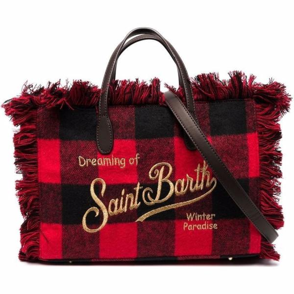 borse tote MC2 Saint Barth marrone con stampe