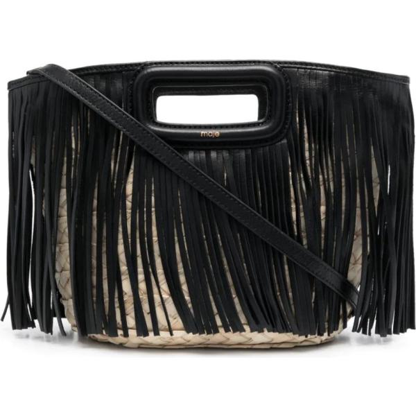 borse tote Maje nero con stampe