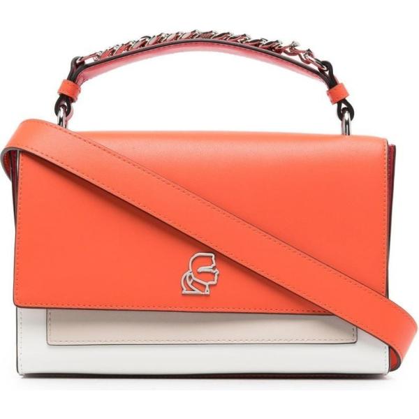 borse tote Karl Lagerfeld arancione