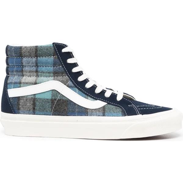sneakers alte Vans multicolore scozzese