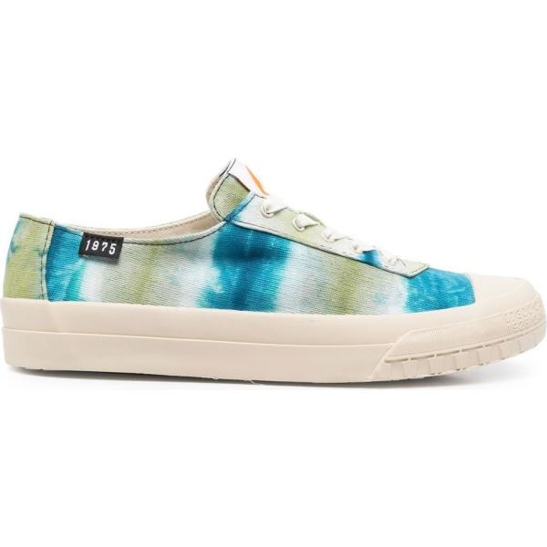 sneakers Camper viola con stampe