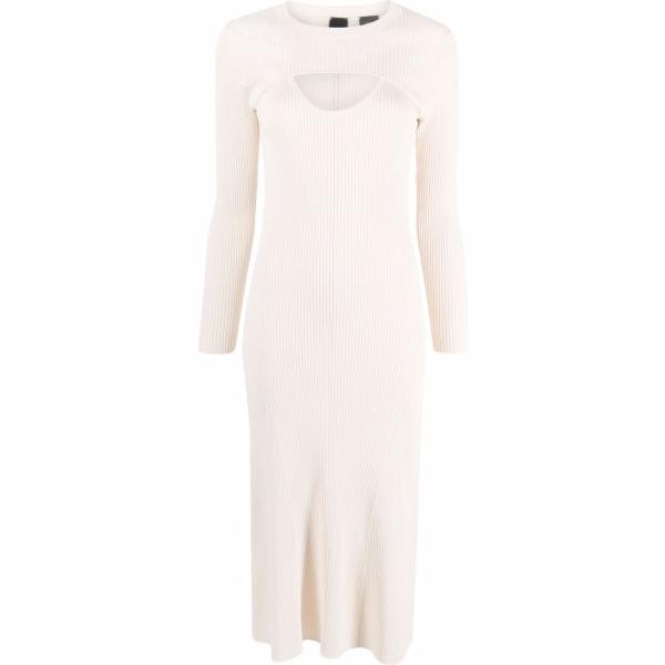 vestiti Pinko bianco tinta unita