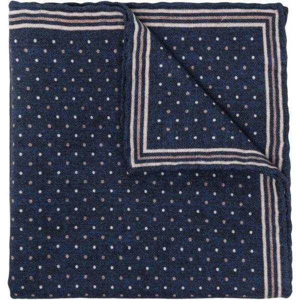 cravatte Eleventy blu con stampe