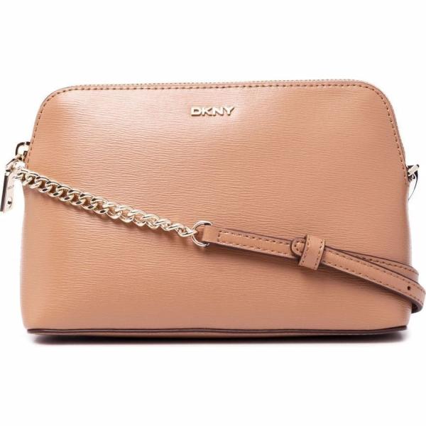 borse a tracolla Dkny marrone con stampe