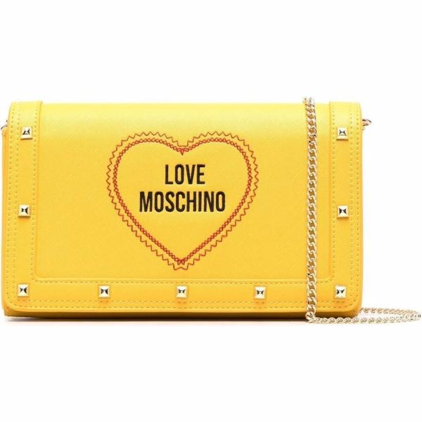 clutch Love Moschino giallo