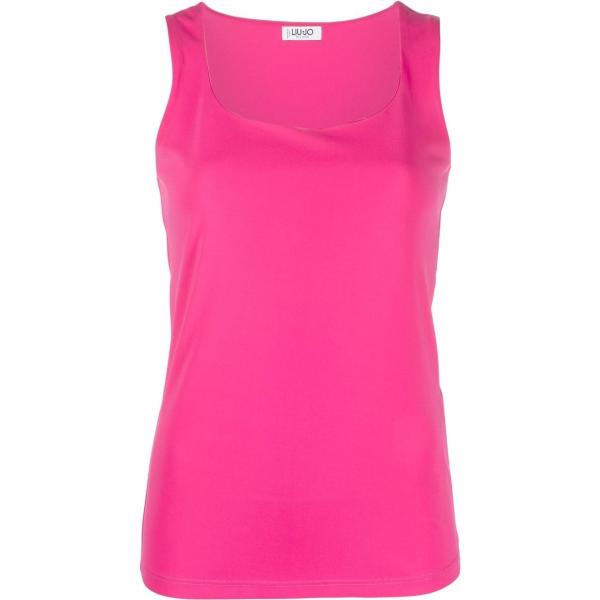 canottiere Liu Jo rosa con stampe