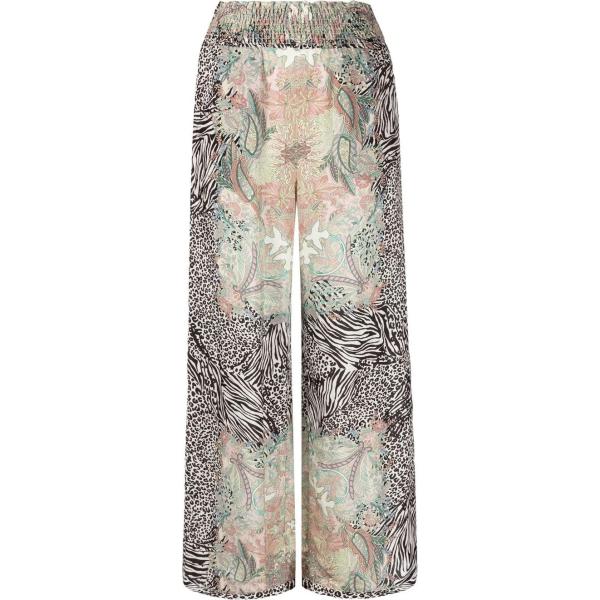 pantaloni a palazzo Pinko multicolore con stampe