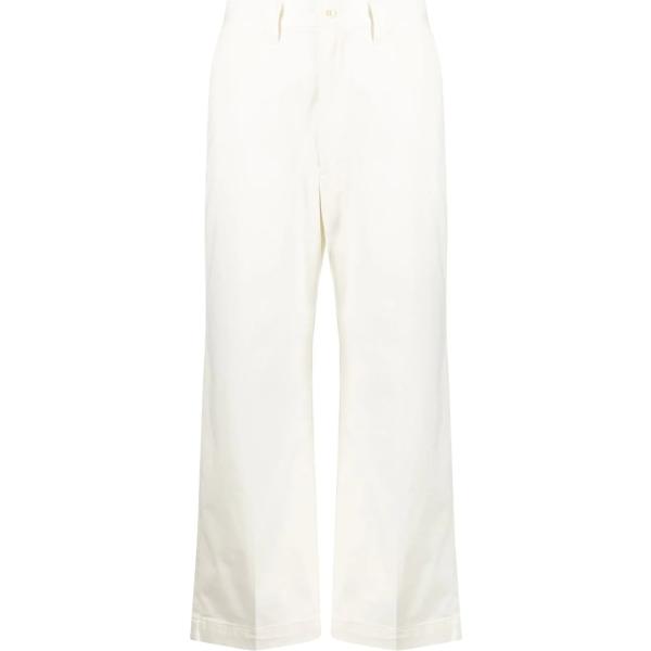 pantaloni a palazzo Polo Ralph Lauren bianco
