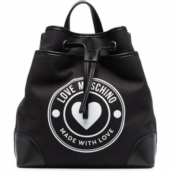 zaini Love Moschino nero con stampe