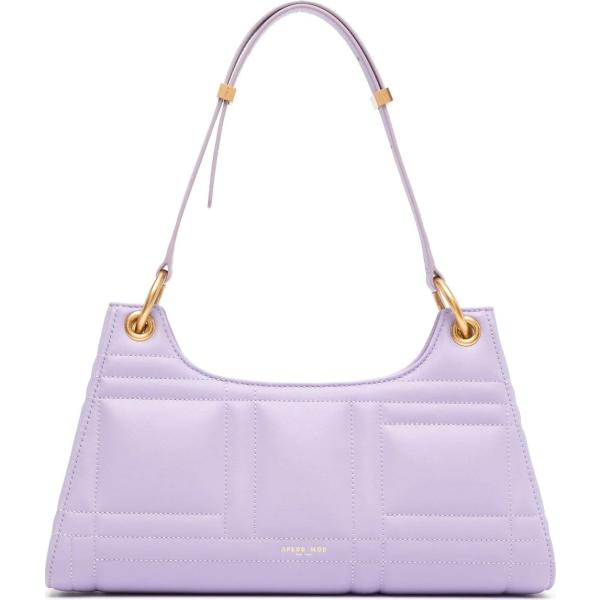 borse a spalla Apede Mod viola con stampe